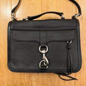 Rebecca Minkoff Black Leather Crossbody Bag